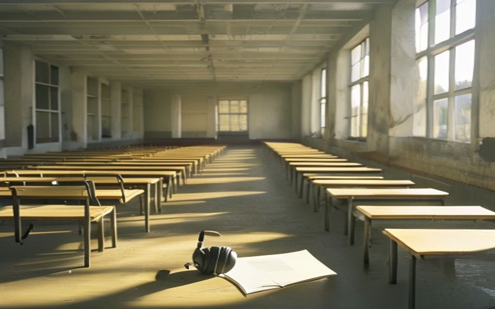 A student preparing for an English proficiency test