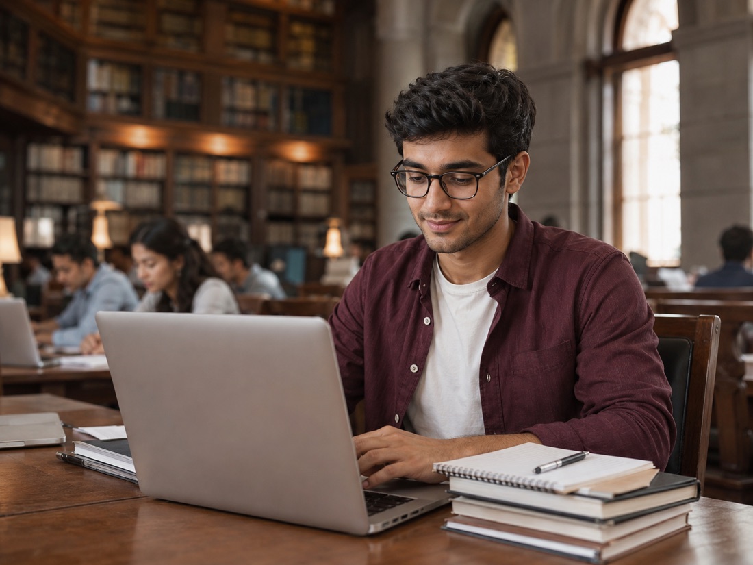 A student comparing universities and countries